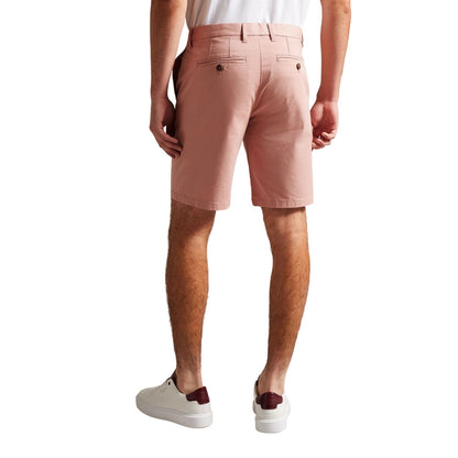 Mid Pink - Back - Ted Baker Mens Chino Shorts