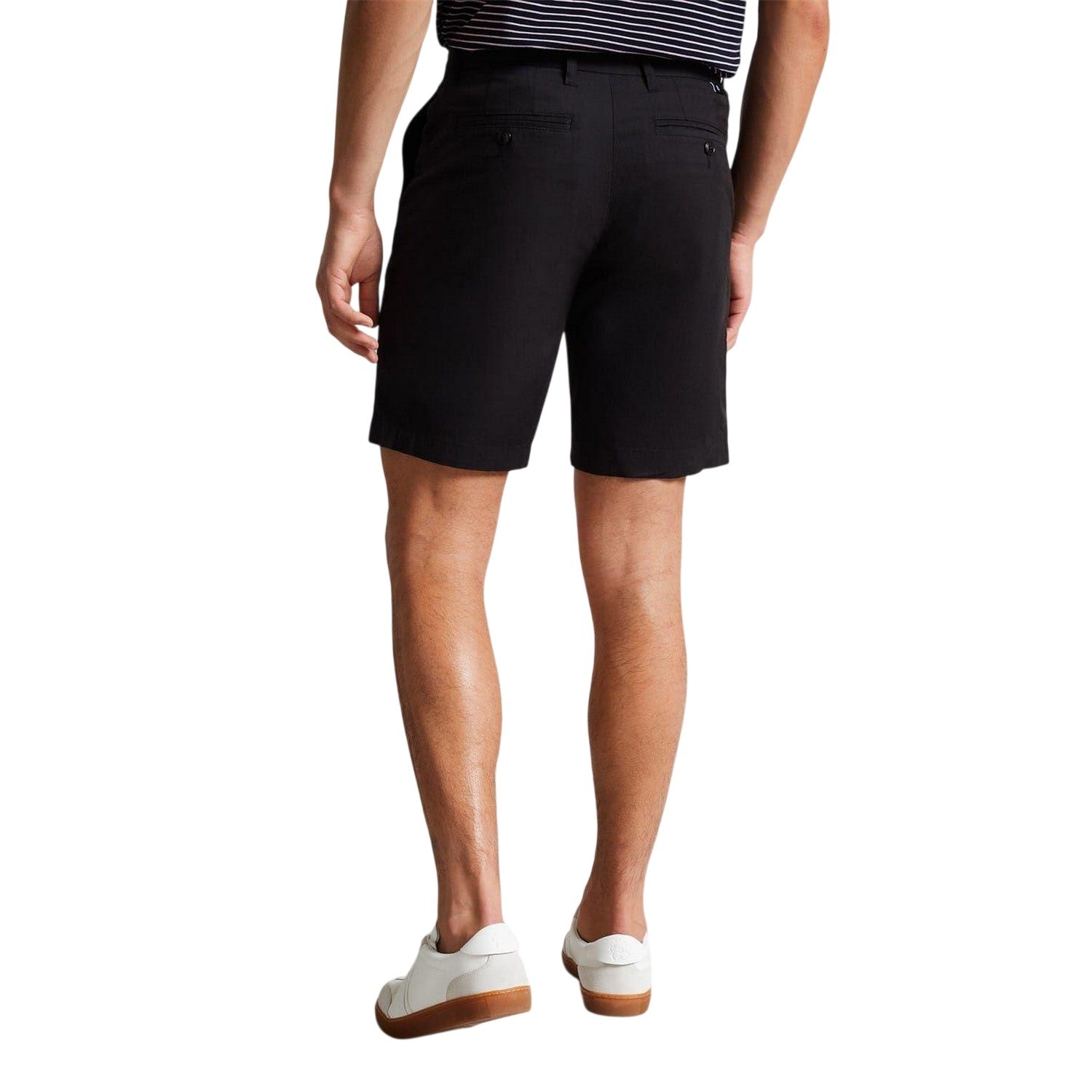 Black - Back - Ted Baker Mens Chino Shorts
