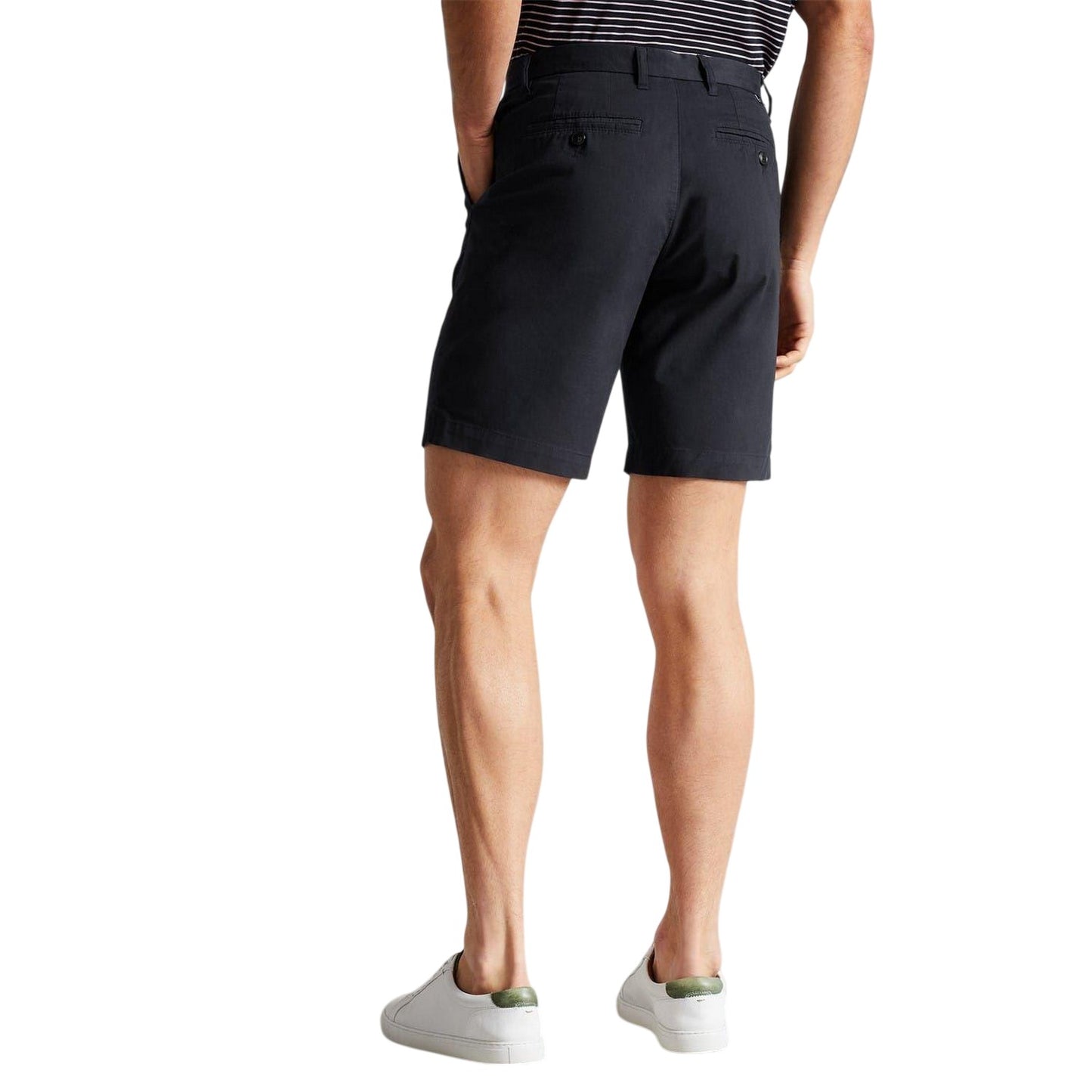 Dark Blue - Back - Ted Baker Mens Chino Shorts
