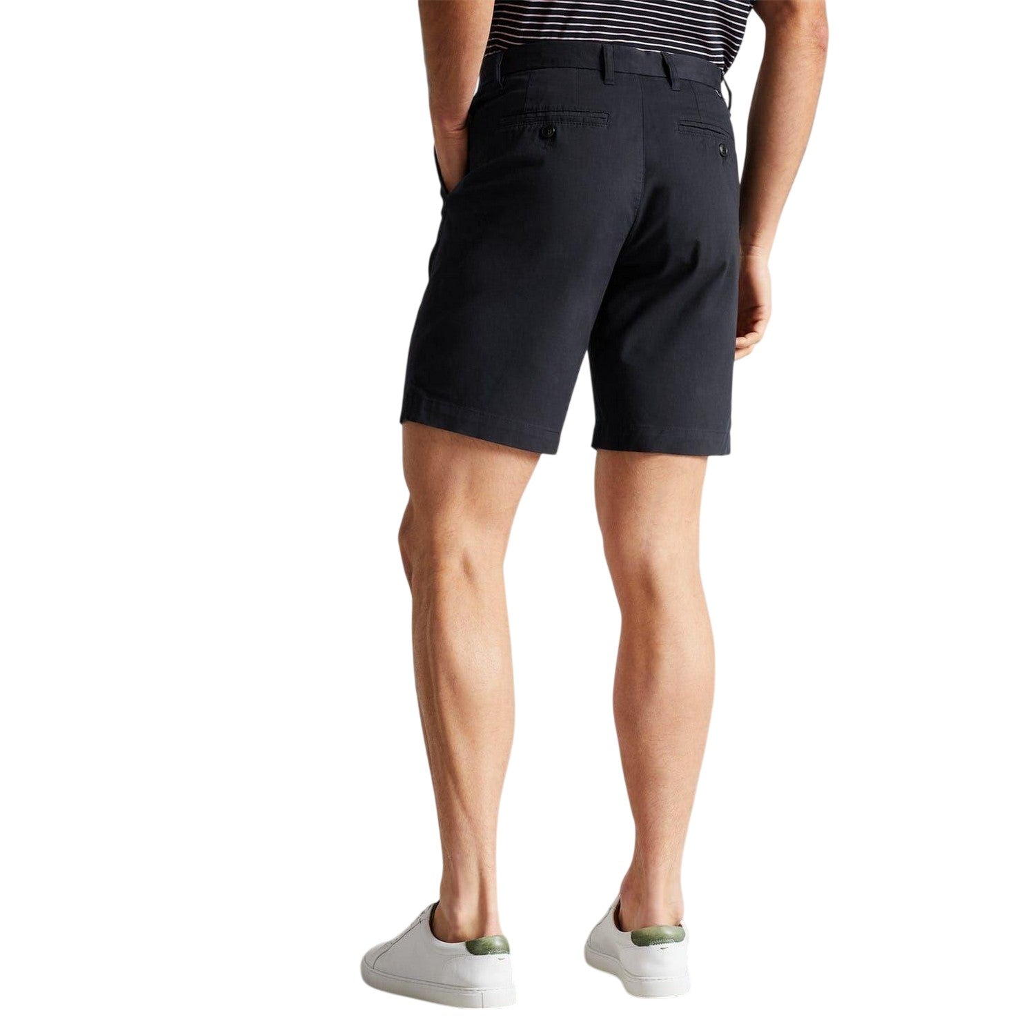 Dark Blue - Back - Ted Baker Mens Chino Shorts