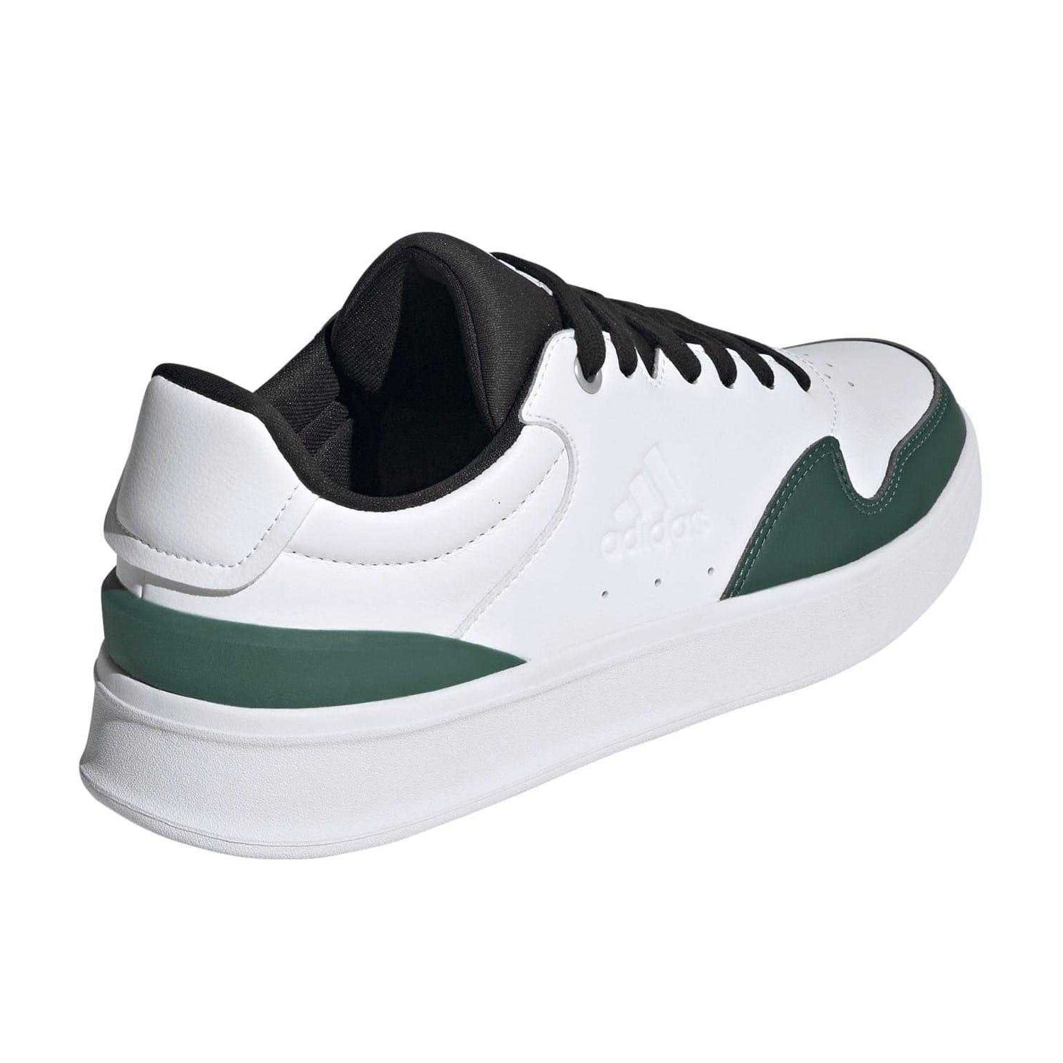 White-College Green - Back - Adidas Mens Kantana Leather Trainers