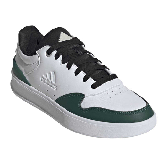 White-College Green - Front - Adidas Mens Kantana Leather Trainers