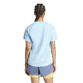 Blue - Back - Adidas Womens-Ladies Own The Run Stripe T-Shirt