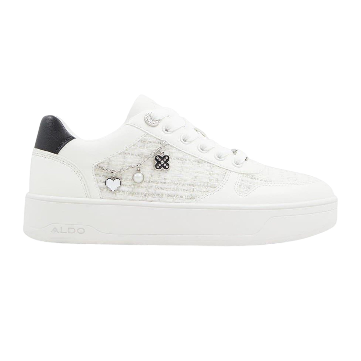 White-Black - Lifestyle - Aldo Womens-Ladies Marisette Platform Trainers