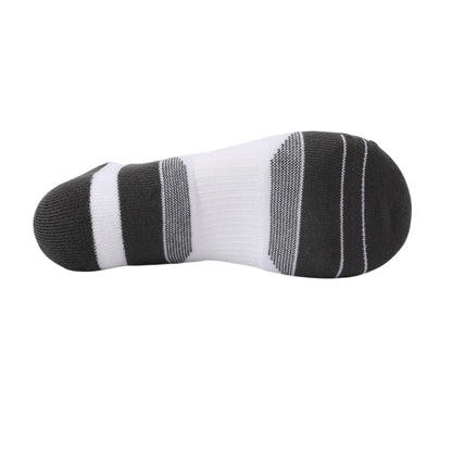 White - Pack Shot - Everlast Mens Cushioned Fitted Ankle Socks (Pack of 2)