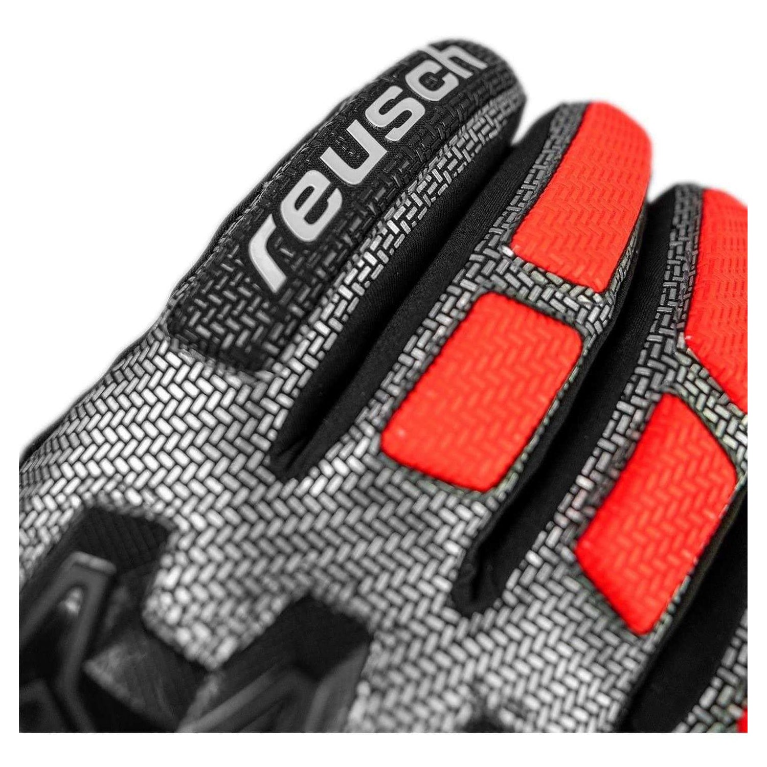 Black - Side - Reusch Unisex Adult Worldcup Warrior Ski Gloves