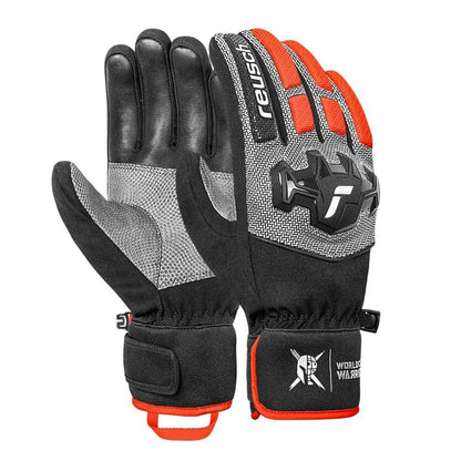 Black - Front - Reusch Unisex Adult Worldcup Warrior Ski Gloves