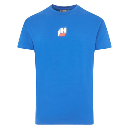 Blue - Front - Unlike Humans Mens Cube Logo T-Shirt