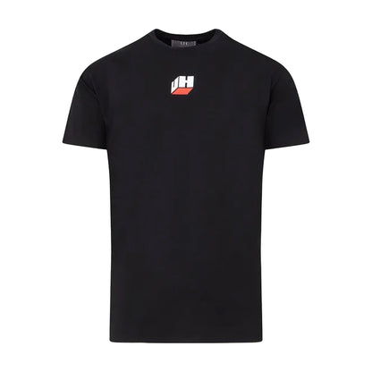 Black - Front - Unlike Humans Mens Cube Logo T-Shirt