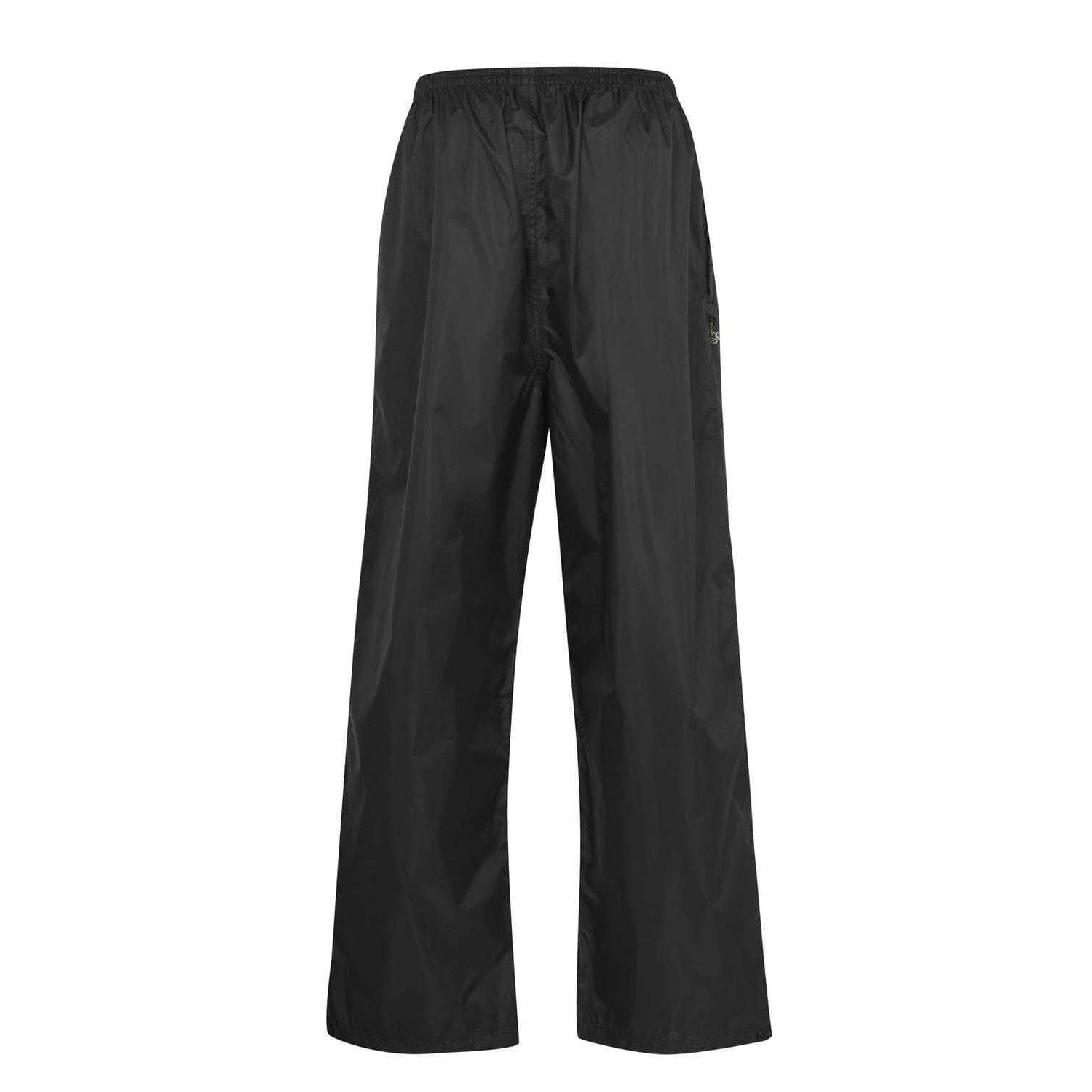 Black - Back - Gelert Mens Waterproof Trousers