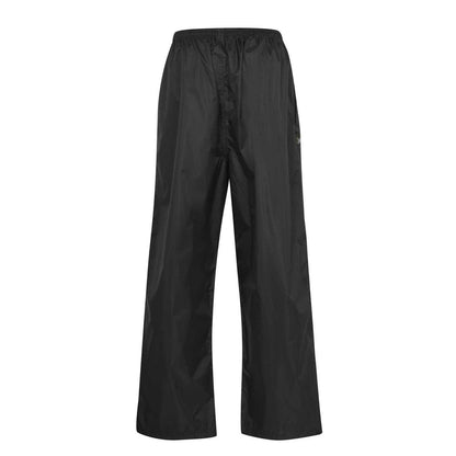 Black - Back - Gelert Mens Waterproof Trousers