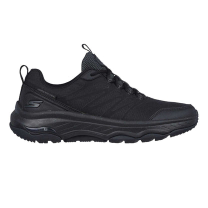 Black - Side - Skechers Womens-Ladies Slip-on Trainers