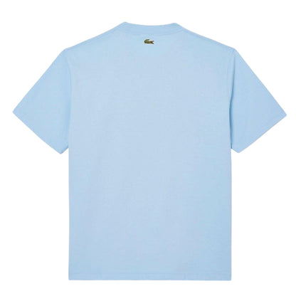 Blue - Back - Lacoste Unisex Adult Arched Logo T-Shirt
