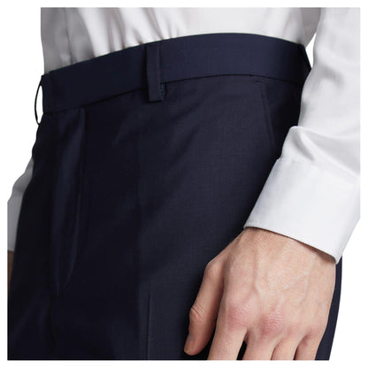 Navy - Back - Ted Baker Mens Panama Trousers