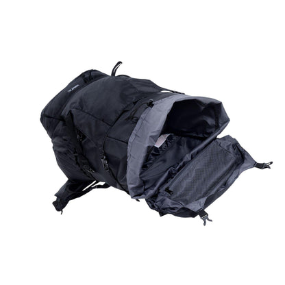 Black - Lifestyle - Karrimor Bobcat Logo Hiking 65L Rucksack