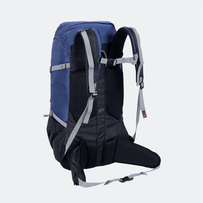 Navy - Side - Karrimor Bobcat Logo Hiking 65L Rucksack