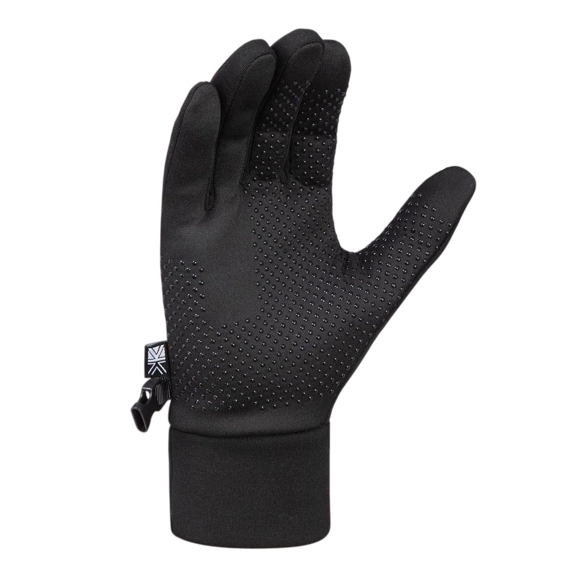 Black - Back - Karrimor Childrens-Kids Logo Thermal Gloves