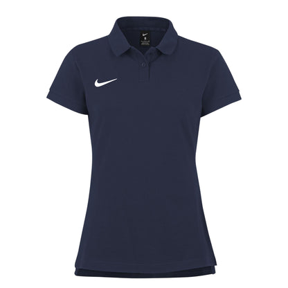 Obsidian Black - Front - Nike Womens-Ladies Cotton Polo Shirt