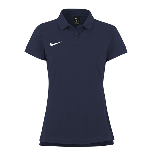 Obsidian Black - Front - Nike Womens-Ladies Cotton Polo Shirt