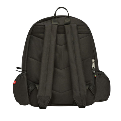 Black - Back - Kickers Star Logo Polyester Backpack