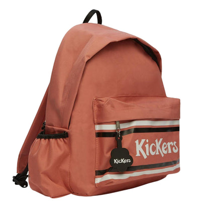 Pink - Side - Kickers Star Logo Polyester Backpack