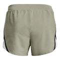 Green - Back - Under Armour Womens-Ladies Fly By 2.0 Shorts