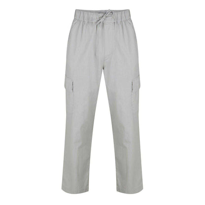 Putty - Front - Jack Wills Unisex Adult Linen Lightweight Relaxed Fit Cargo Trousers