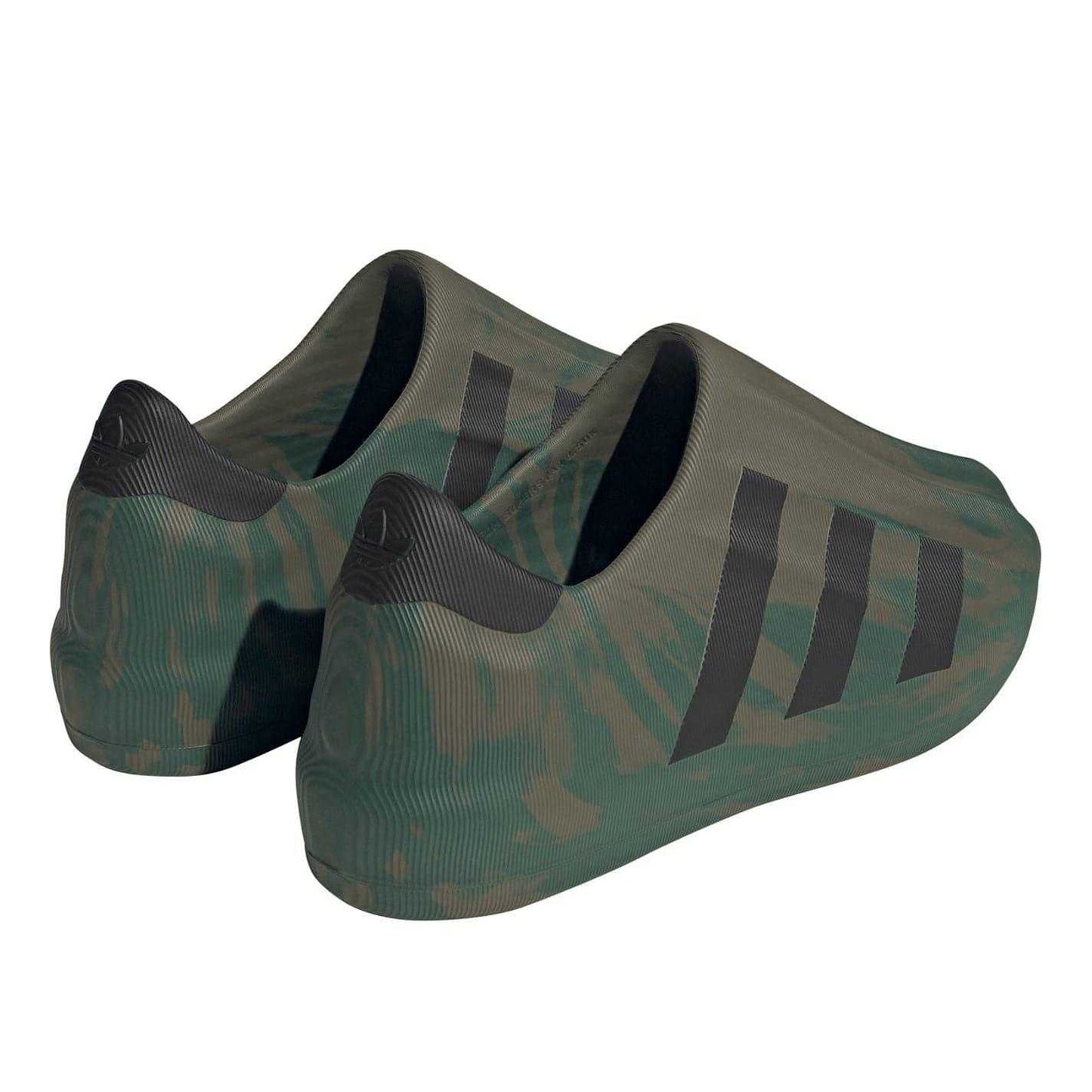 Olive Strata - Back - Adidas Childrens-Kids Originals Superstar Camo Trainers
