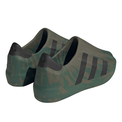 Olive Strata - Back - Adidas Childrens-Kids Originals Superstar Camo Trainers