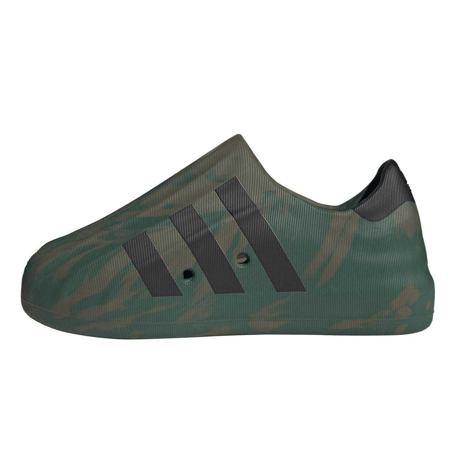 Olive Strata - Side - Adidas Childrens-Kids Originals Superstar Camo Trainers