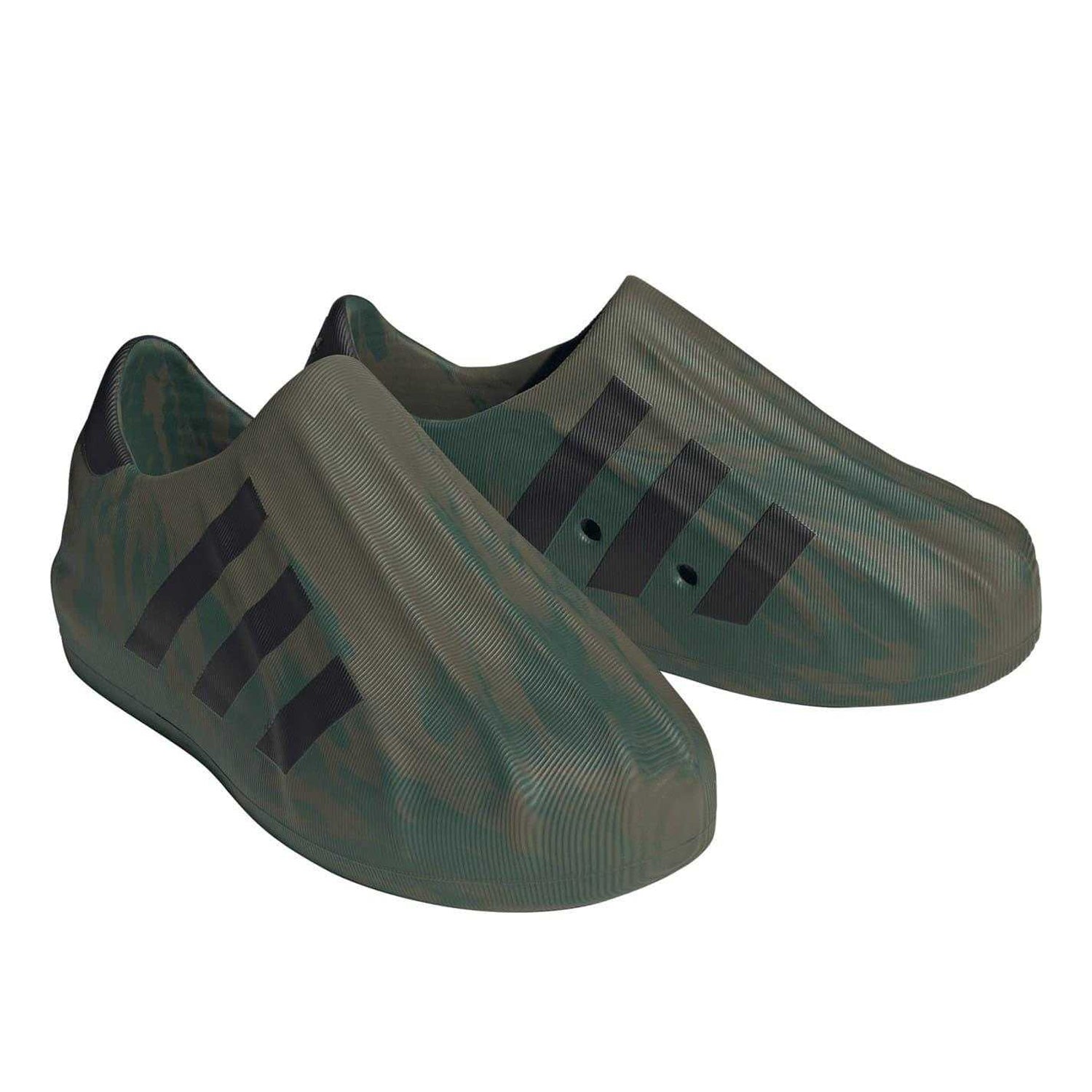 Olive Strata - Close up - Adidas Childrens-Kids Originals Superstar Camo Trainers