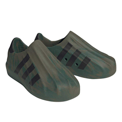 Olive Strata - Close up - Adidas Childrens-Kids Originals Superstar Camo Trainers