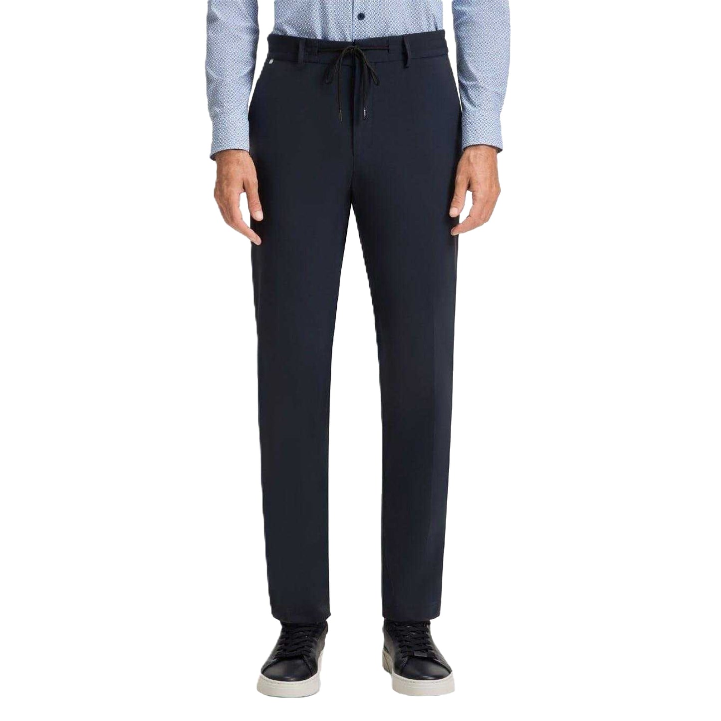 Dark Blue - Lifestyle - Hugo Boss Mens Straight Leg Trousers