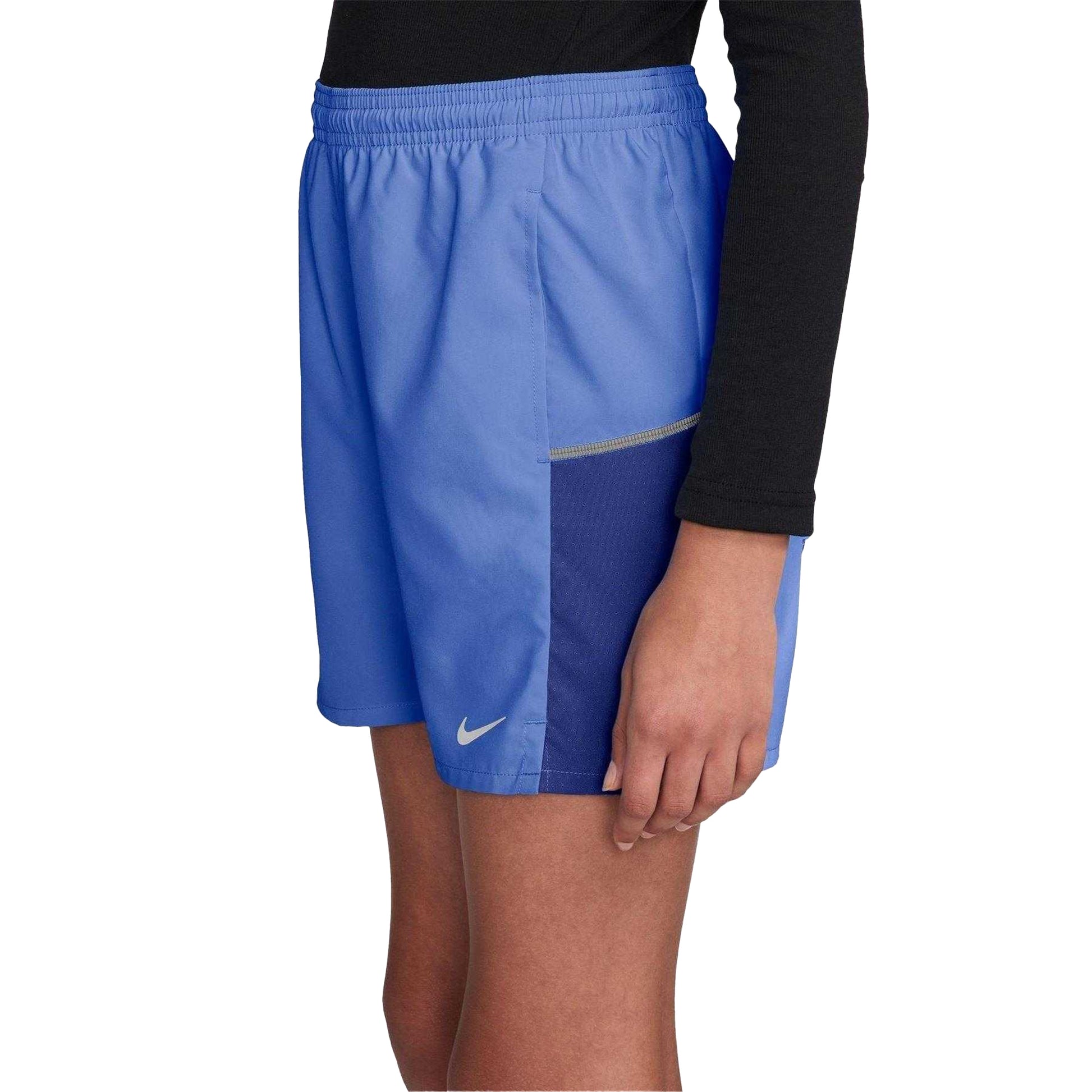 Royal Blue - Side - Nike Womens-Ladies Miler Running Shorts