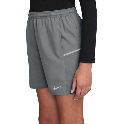 Smoke Grey - Side - Nike Womens-Ladies Miler Running Shorts