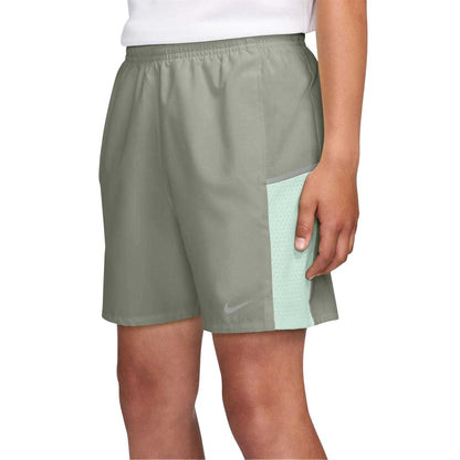 Spruce-Fog - Side - Nike Womens-Ladies Miler Running Shorts