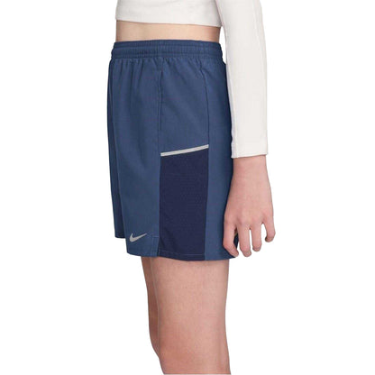 Navy - Side - Nike Womens-Ladies Miler Running Shorts