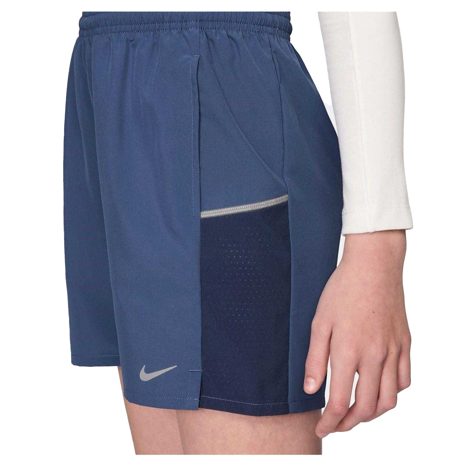 Navy - Lifestyle - Nike Womens-Ladies Miler Running Shorts