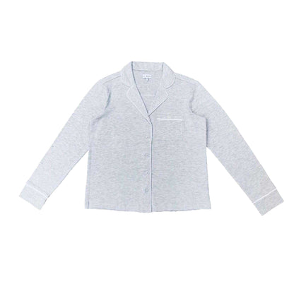 Grey - Side - Linea Unisex Adult Cotton Pyjama Set (Pack of 1)