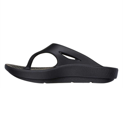 Black - Back - Skechers Womens-Ladies Go Walk Arch Fit Flat Sports Sandals