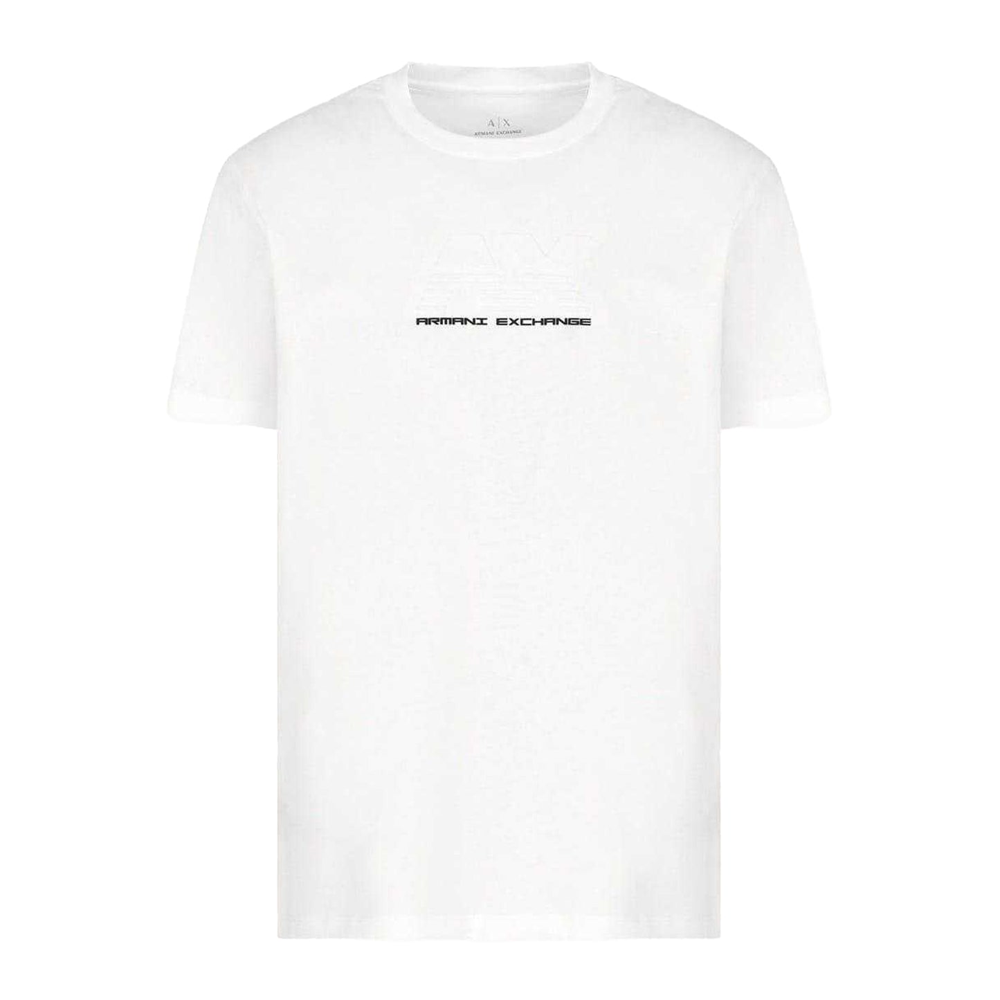 Off White - Front - Armani Exchange Mens Regular T-Shirt