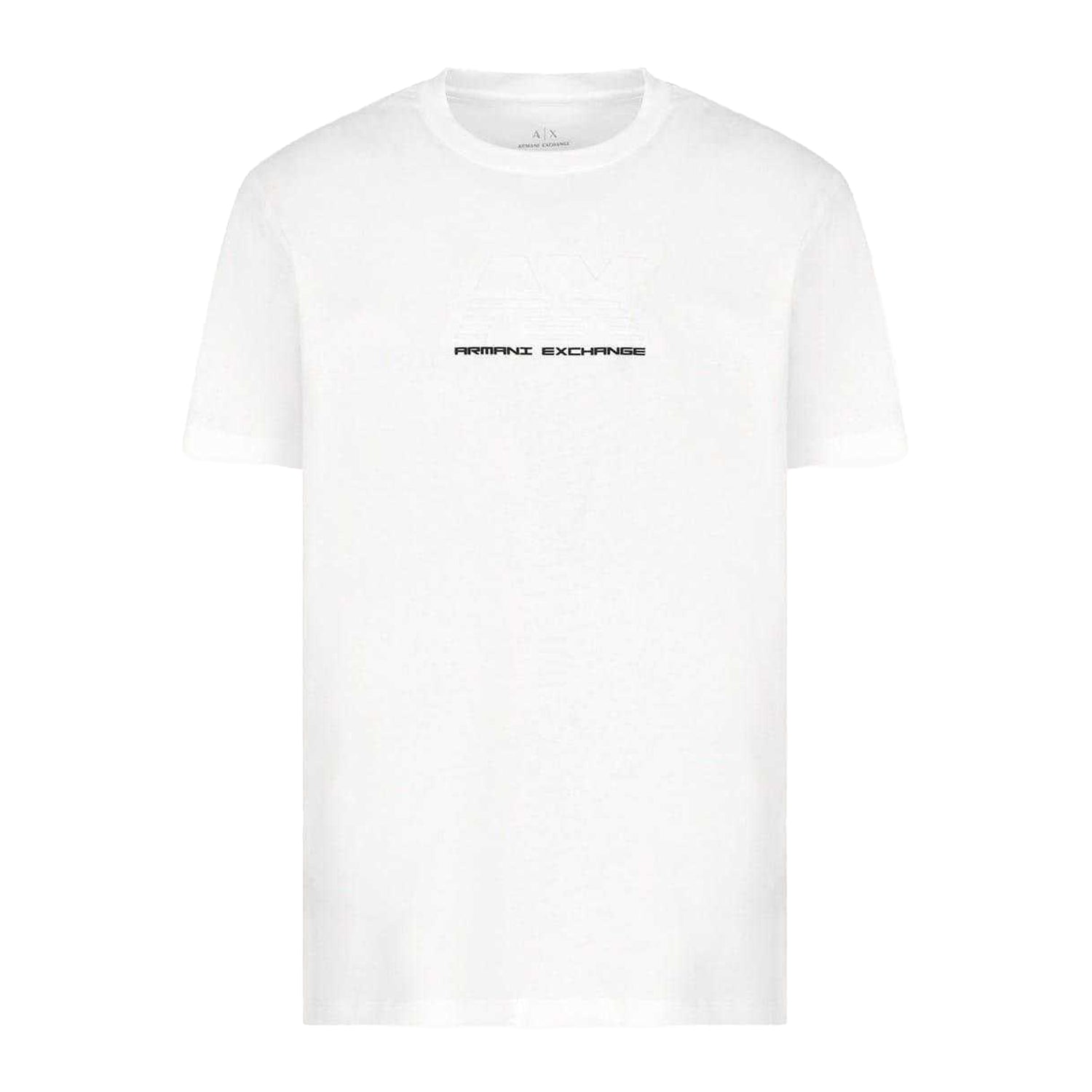 Off White - Front - Armani Exchange Mens Regular T-Shirt