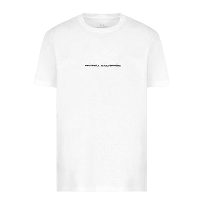 Off White - Front - Armani Exchange Mens Regular T-Shirt