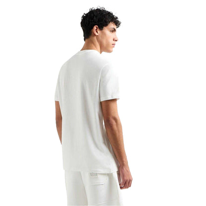 Off White - Back - Armani Exchange Mens Regular T-Shirt