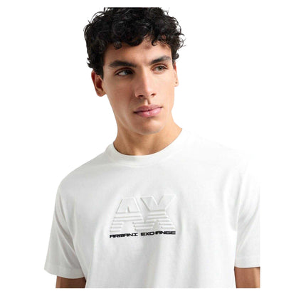 Off White - Side - Armani Exchange Mens Regular T-Shirt