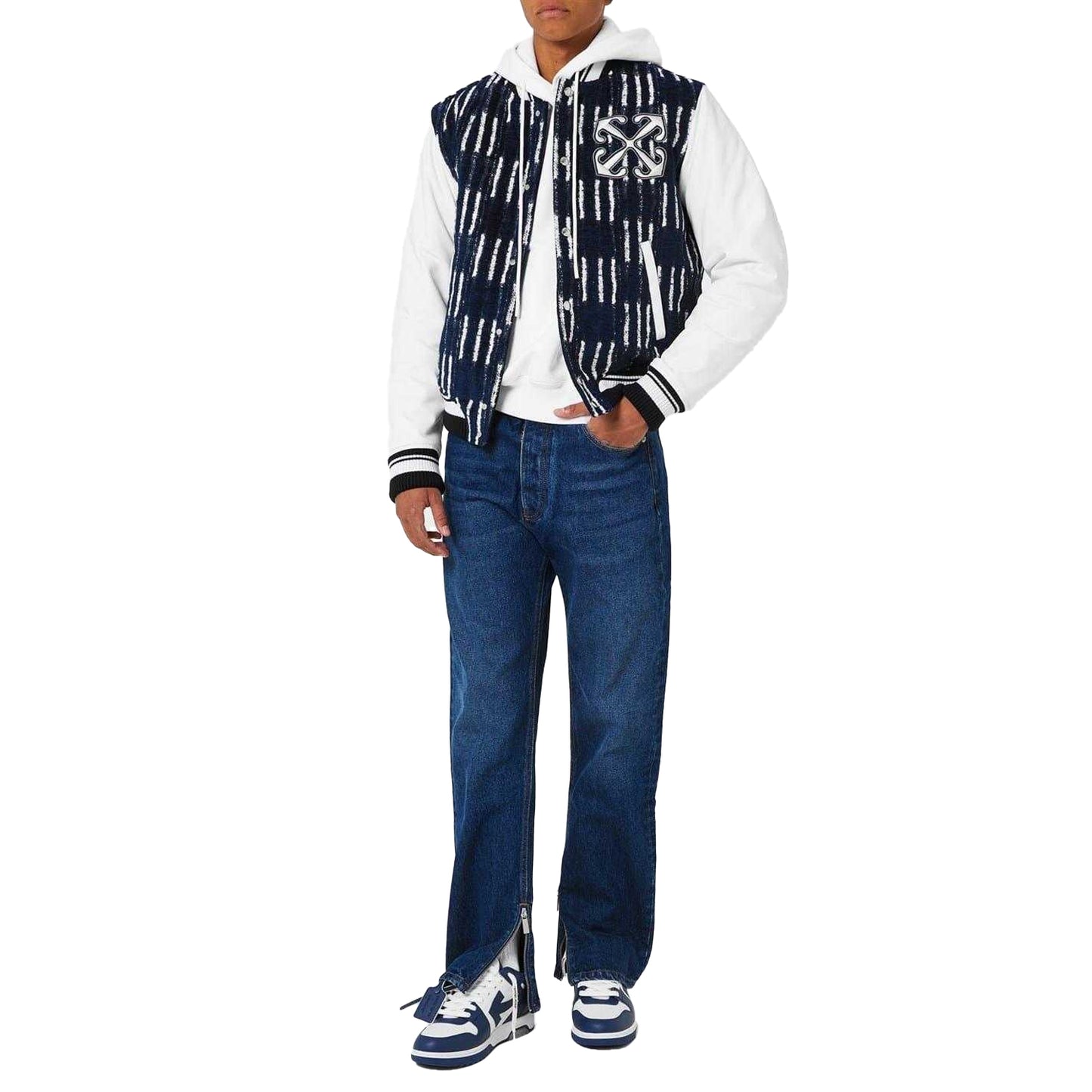 Blue - Lifestyle - Off White Mens Cotton Denim Jeans