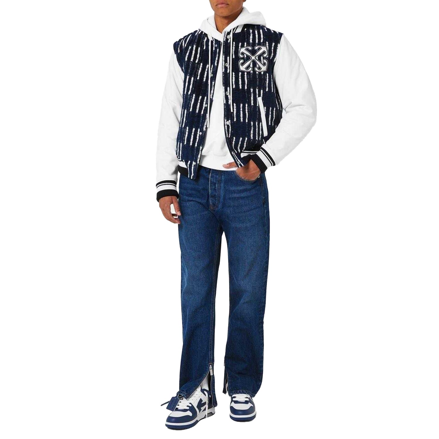 Blue - Lifestyle - Off White Mens Cotton Denim Jeans