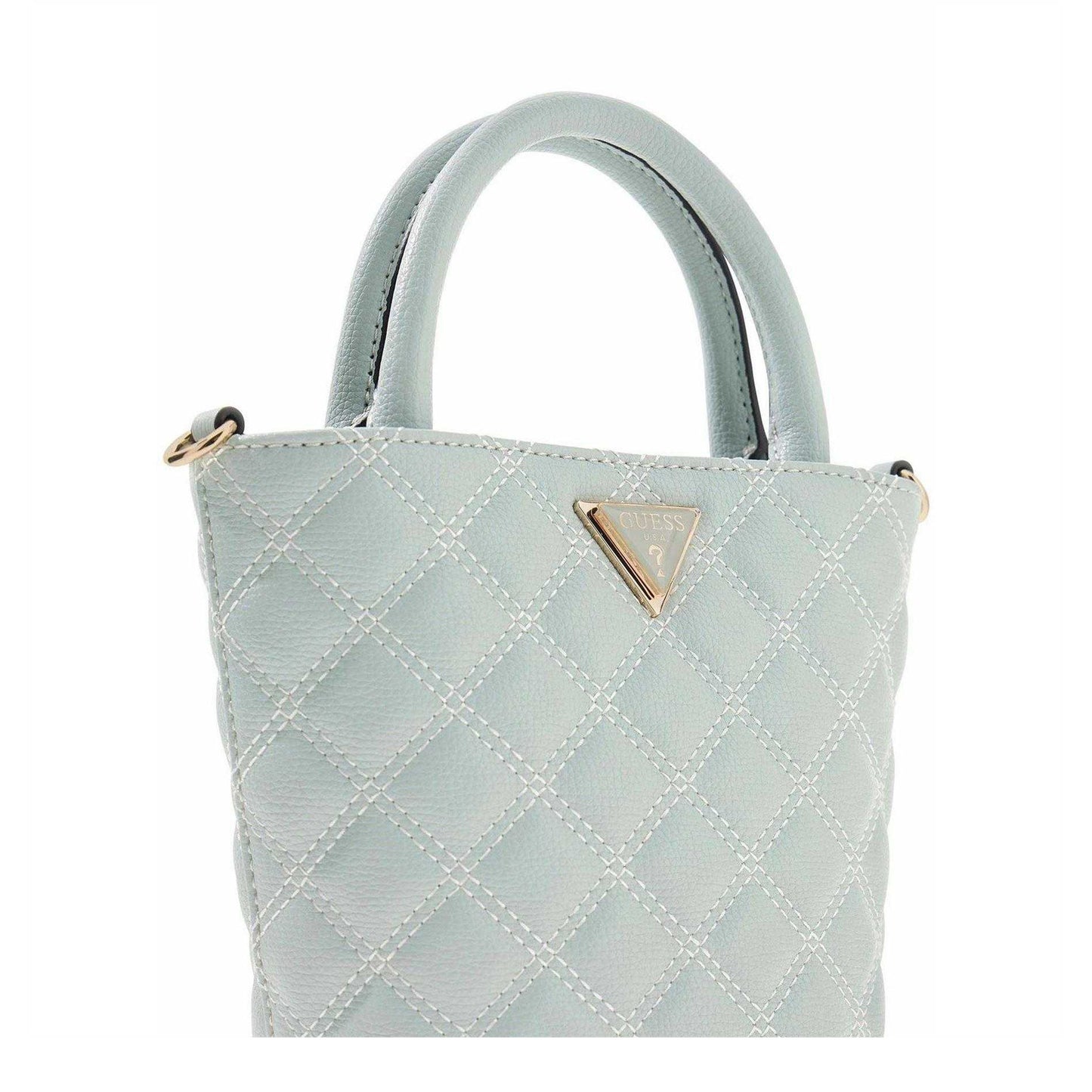 Mint - Lifestyle - Guess Womens-Ladies Giully Quilted Shoulder Bag