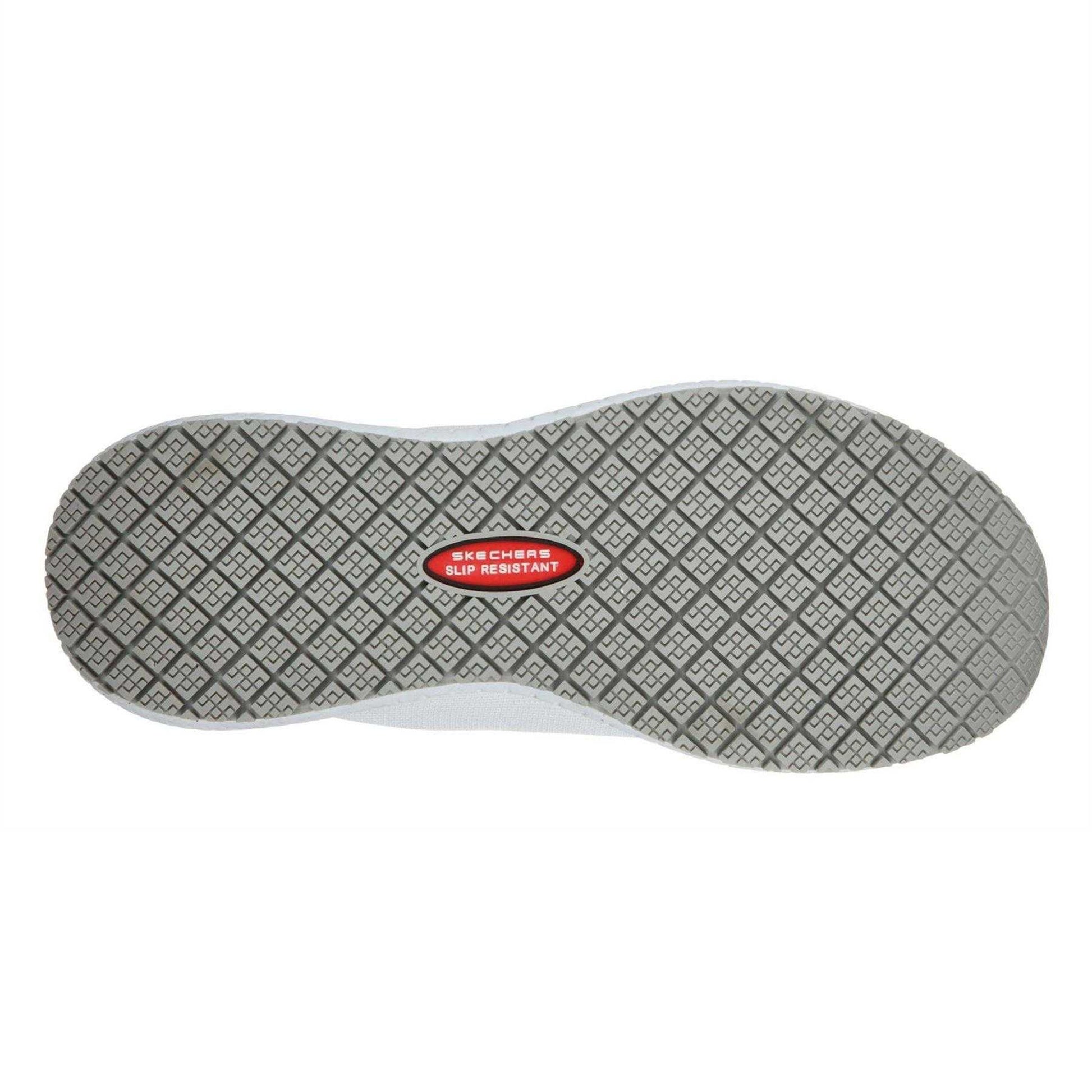 White - Pack Shot - Skechers Womens-Ladies Squad Shoes