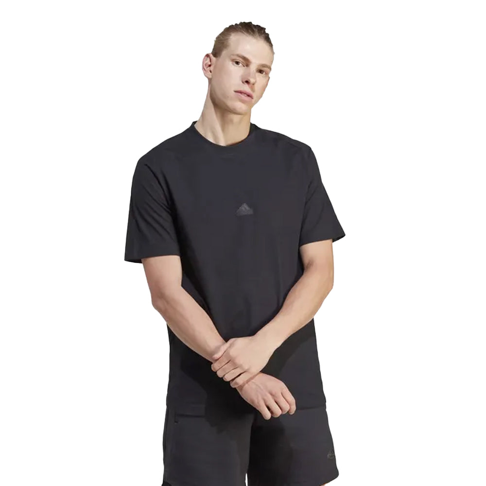 Black - Side - Adidas Womens-Ladies Z.N.E. T-Shirt